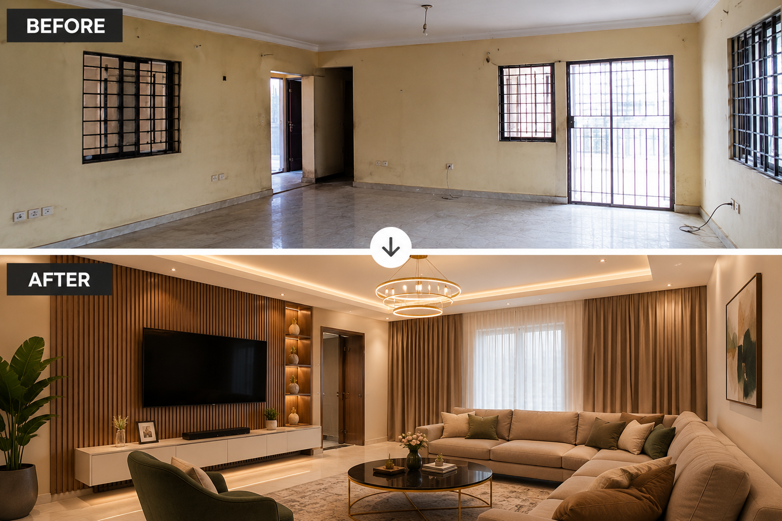 Living Room Transformation
